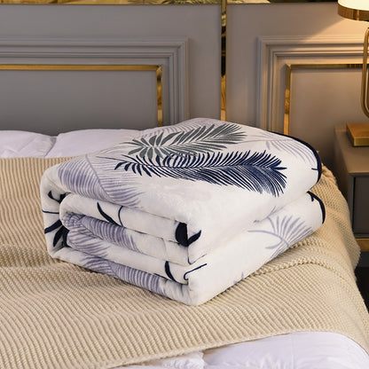 Soft Polyester Flannel Blanket for Home Use