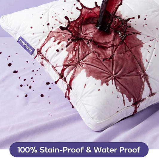 Soft Protective Pillow with Anti-Yellowing