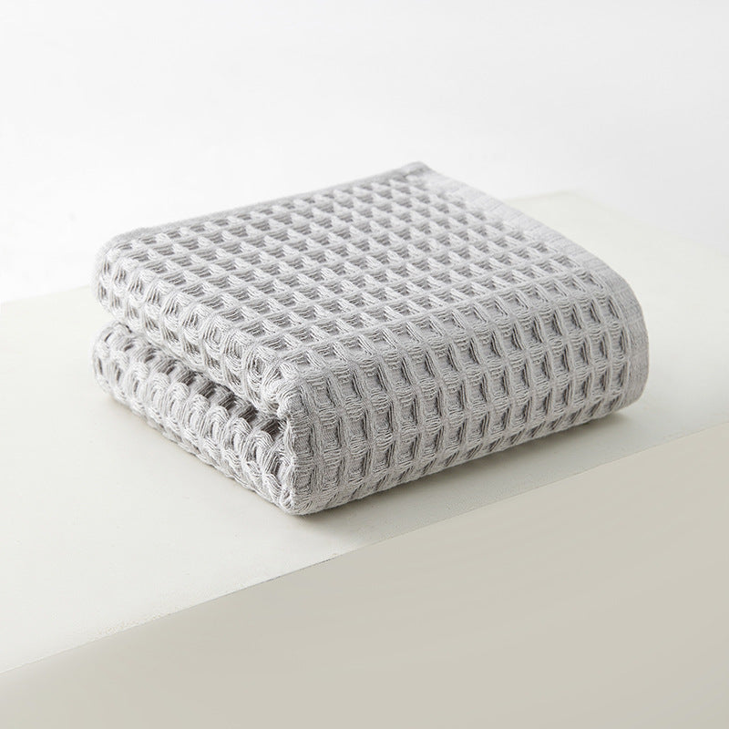 Soft Pure Cotton Towels, Waffle Towels Easy to Shed Lint