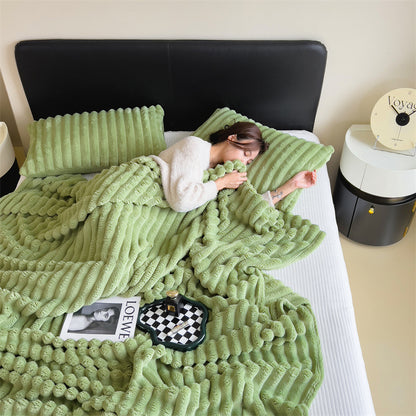 Soft Rabbit Fur Blanket