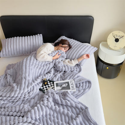 Soft Rabbit Fur Blanket