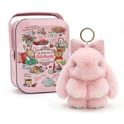 Soft Rabbit Keychain Pendant