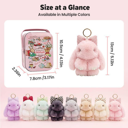 Soft Rabbit Keychain Pendant