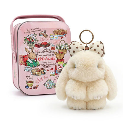 Soft Rabbit Keychain Pendant