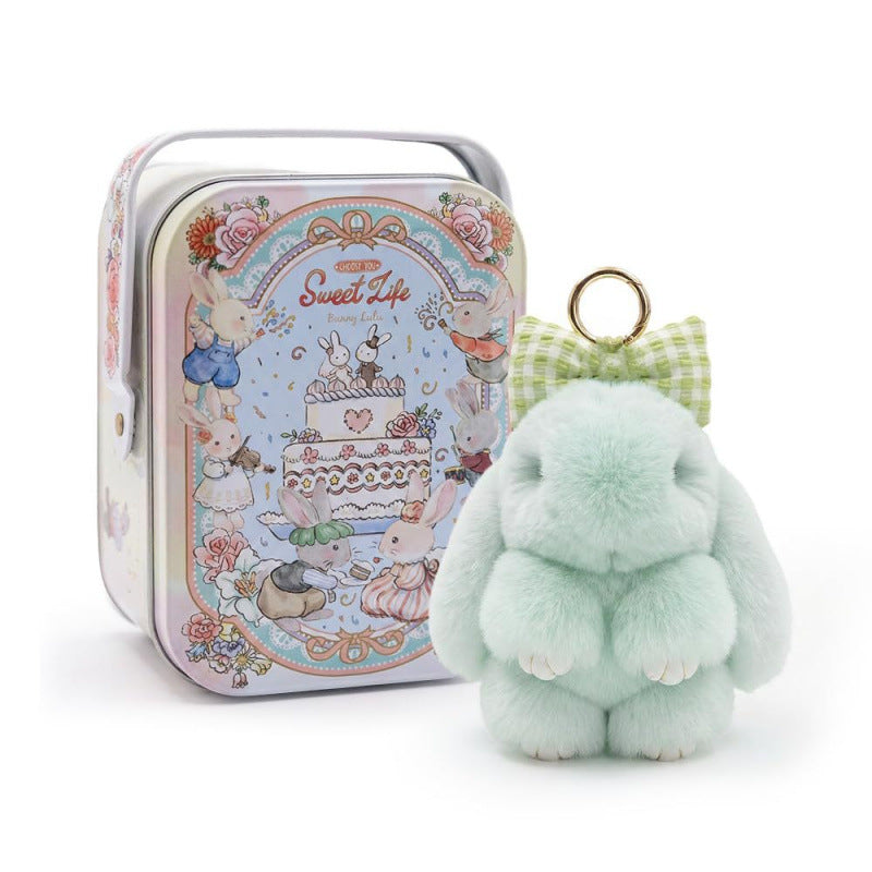 Soft Rabbit Keychain Pendant