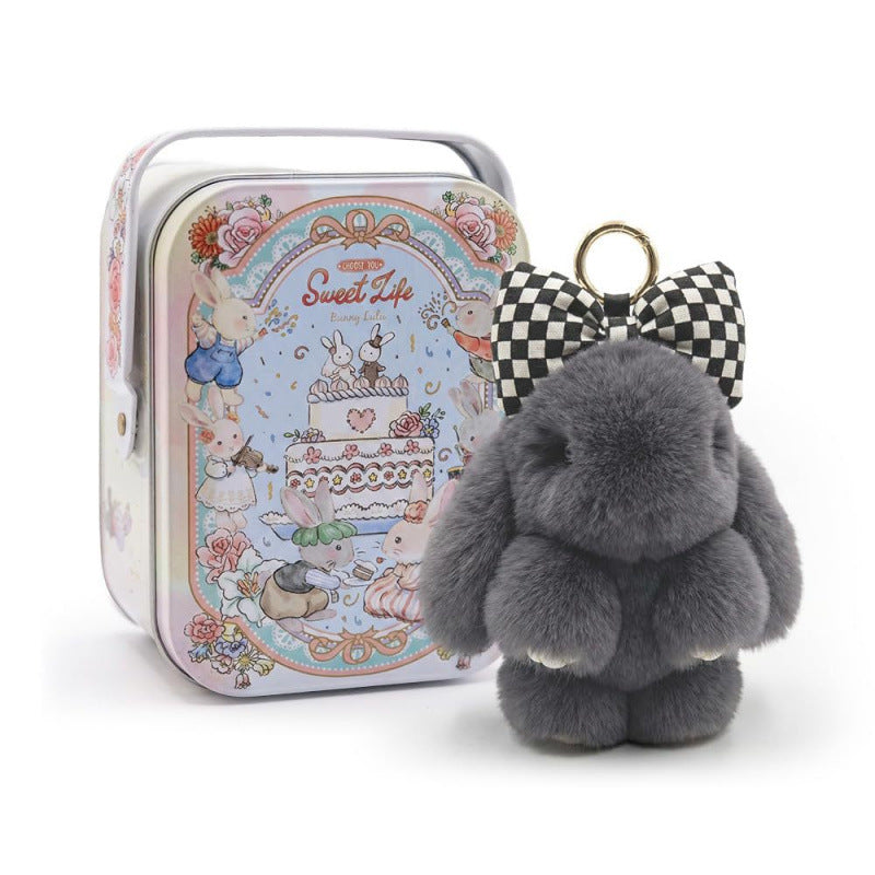 Soft Rabbit Keychain Pendant