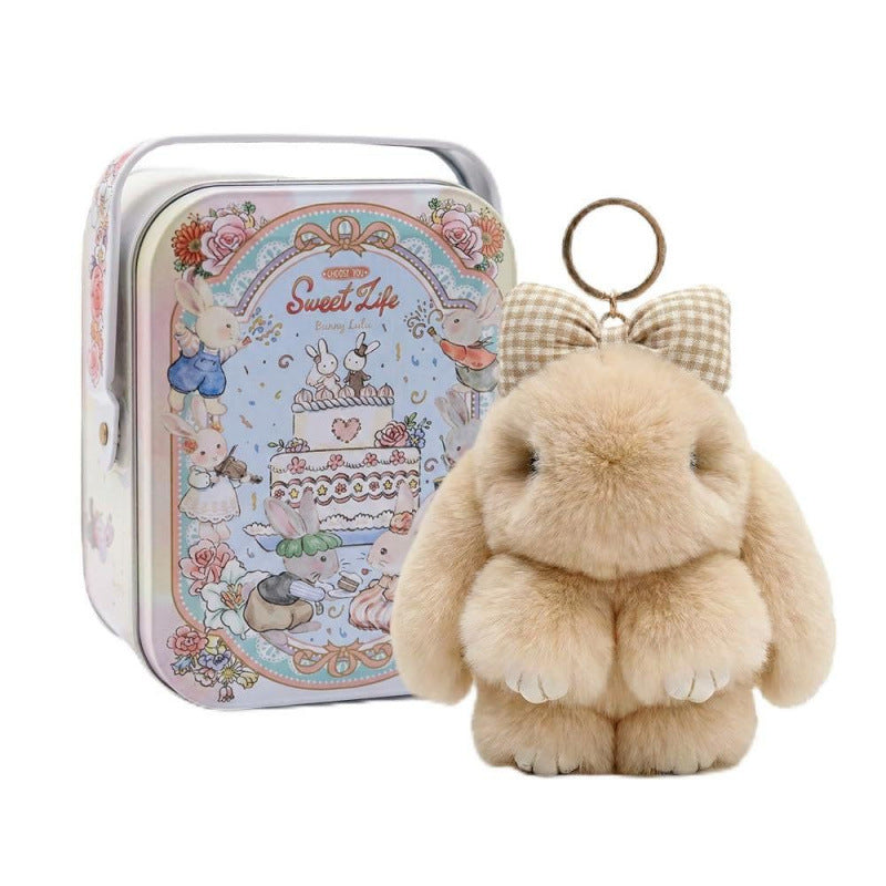 Soft Rabbit Keychain Pendant