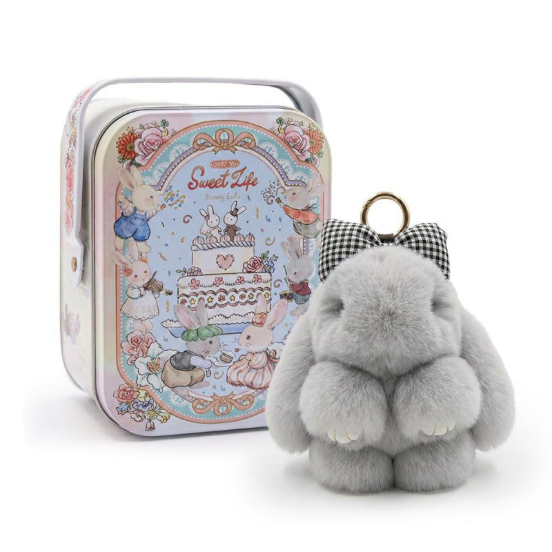 Soft Rabbit Keychain Pendant
