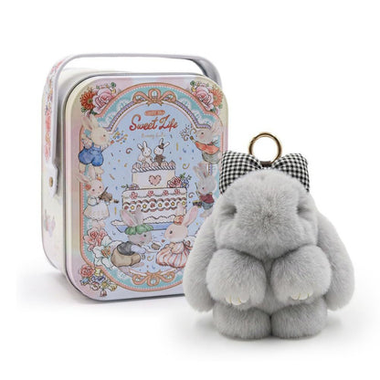 Soft Rabbit Keychain Pendant