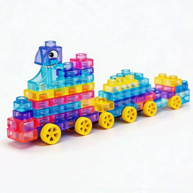 Soft Rubber Jelly Building Blocks Educational DIY Toy