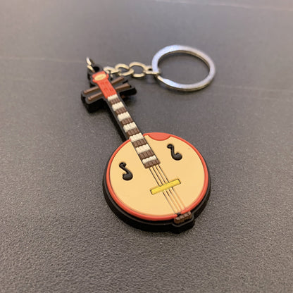 Soft rubber key chain