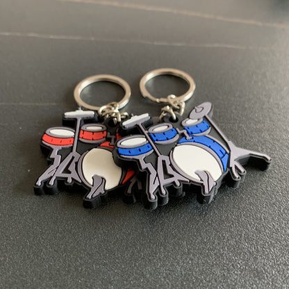 Soft rubber key chain