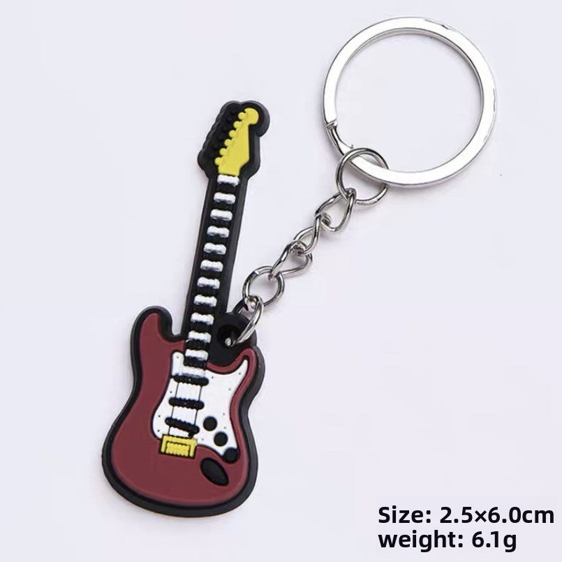 Soft rubber key chain