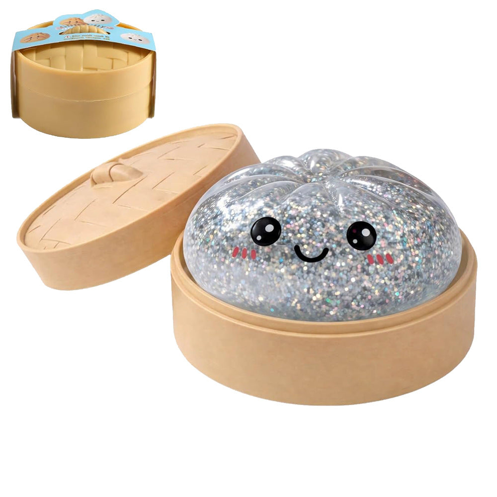 Soft Rubber Squishy Bun Toy