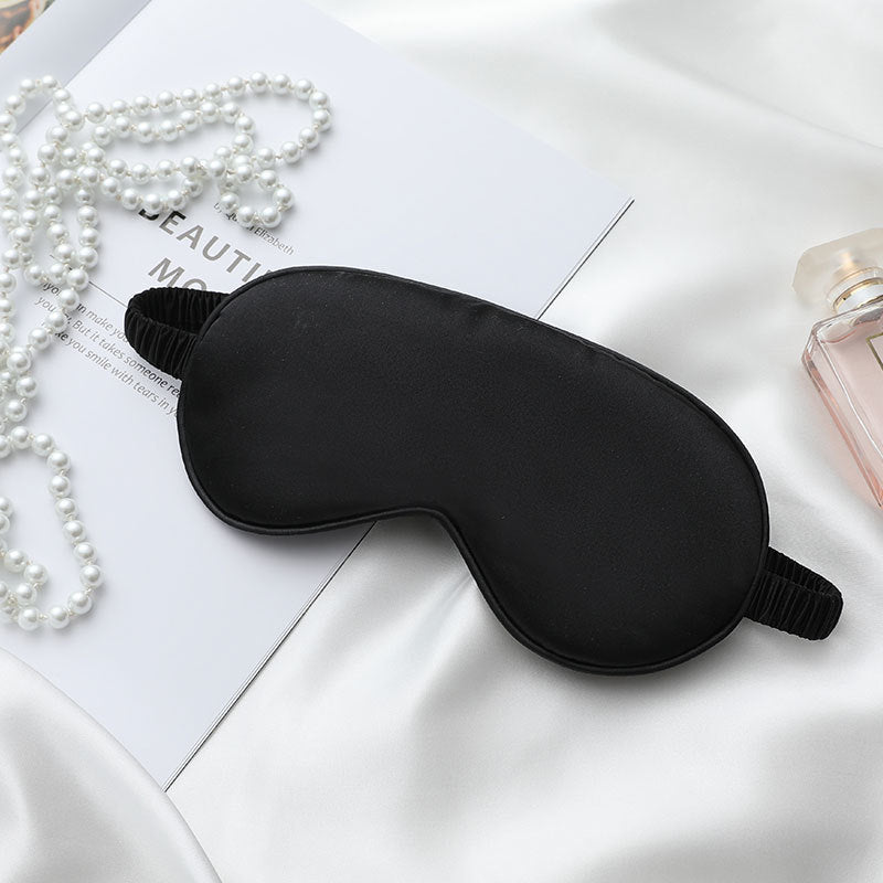 Soft Satin Sleep Eye Mask with Adjustable Band