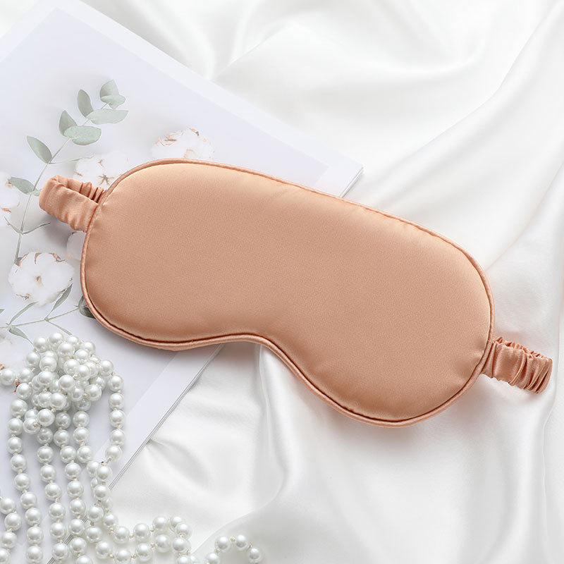 Soft Satin Sleep Eye Mask with Adjustable Band