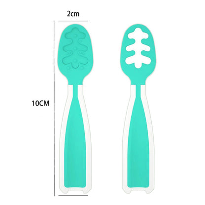 Soft Silicone Baby Feeding Spoon