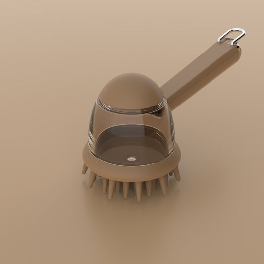 Soft Silicone Pet Massage and Bath Brush