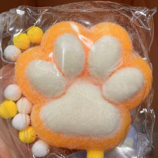 Soft Silicone Plush Cat Claw Sensory Stress Relief Toy
