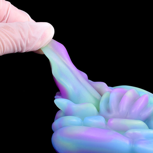 Soft Silicone Wearable Massager with Vibrating Option