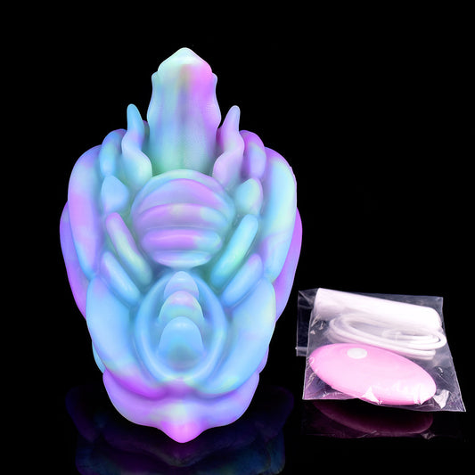 Soft Silicone Wearable Massager with Vibrating Option