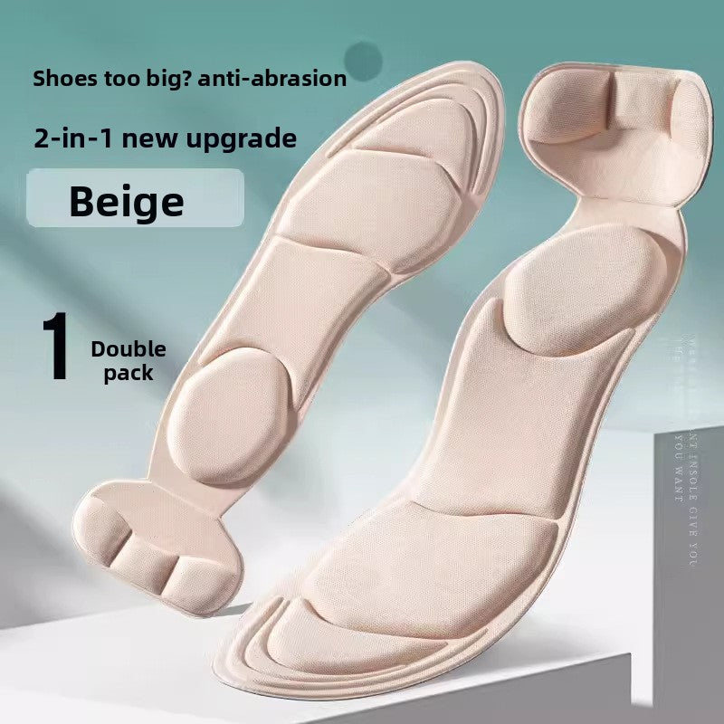 Soft-soled heel pad