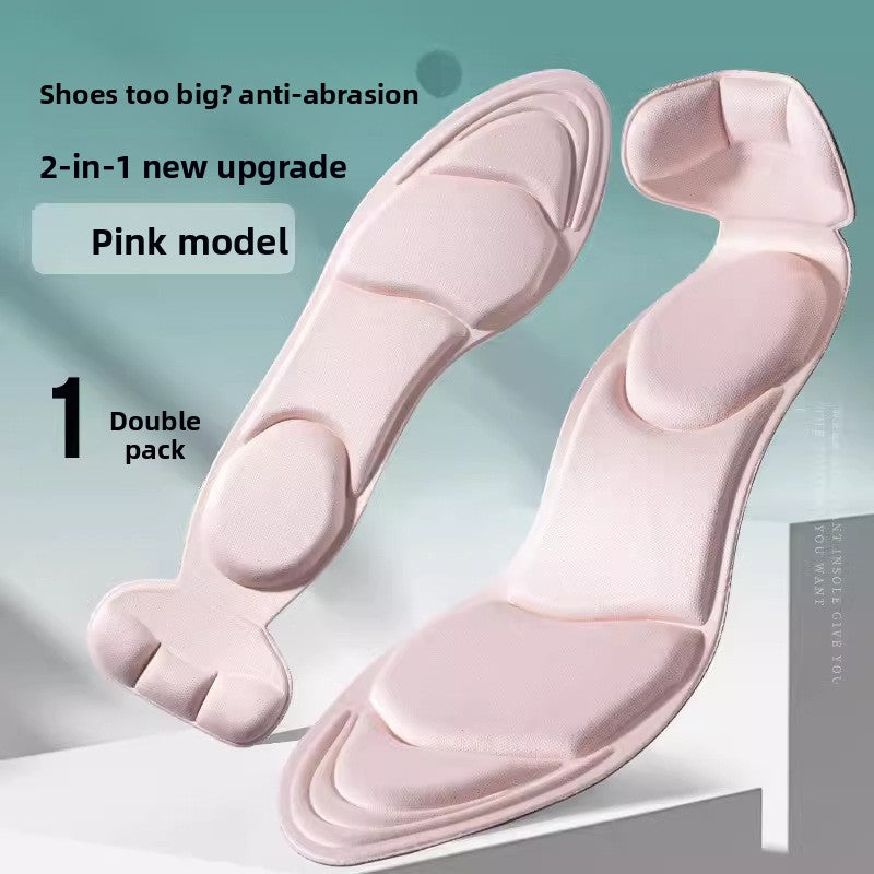 Soft-soled heel pad