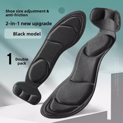 Soft-soled heel pad