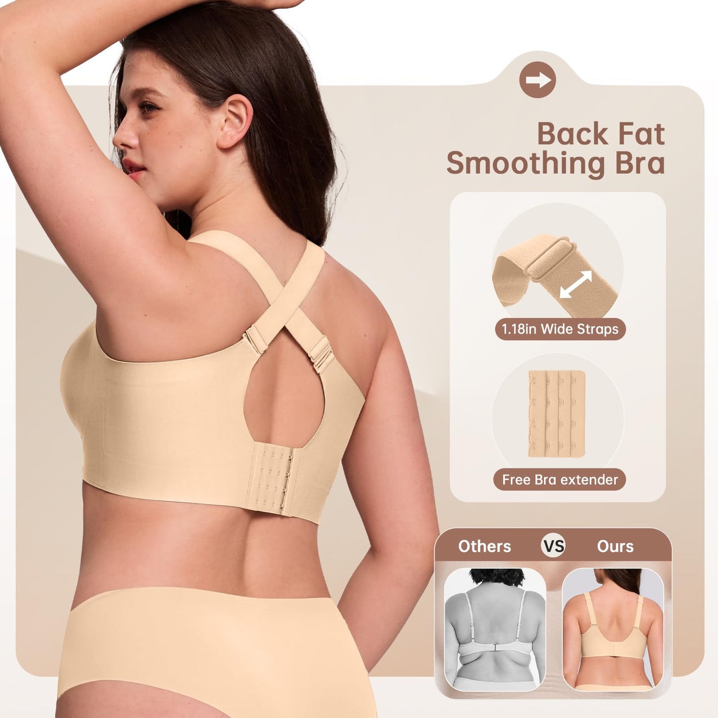 Soft Support Seamless Wireless Push-Up Bra