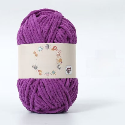 Soft Velvet Hand Knitting Yarn for DIY Crafts