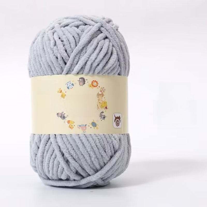 Soft Velvet Hand Knitting Yarn for DIY Crafts