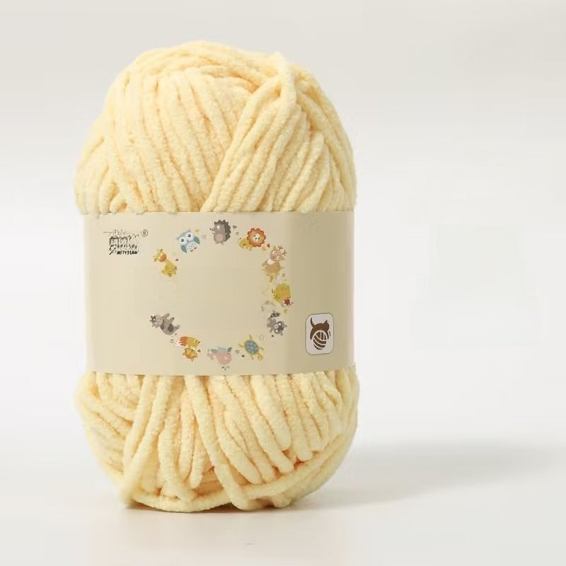 Soft Velvet Hand Knitting Yarn for DIY Crafts