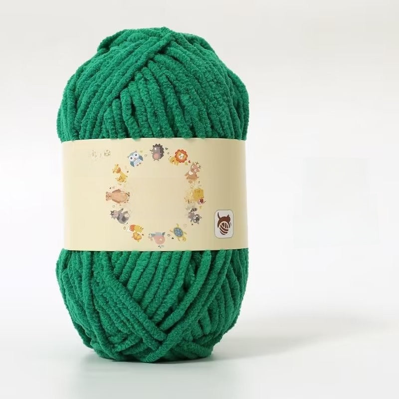 Soft Velvet Hand Knitting Yarn for DIY Crafts