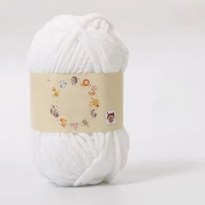 Soft Velvet Hand Knitting Yarn for DIY Crafts