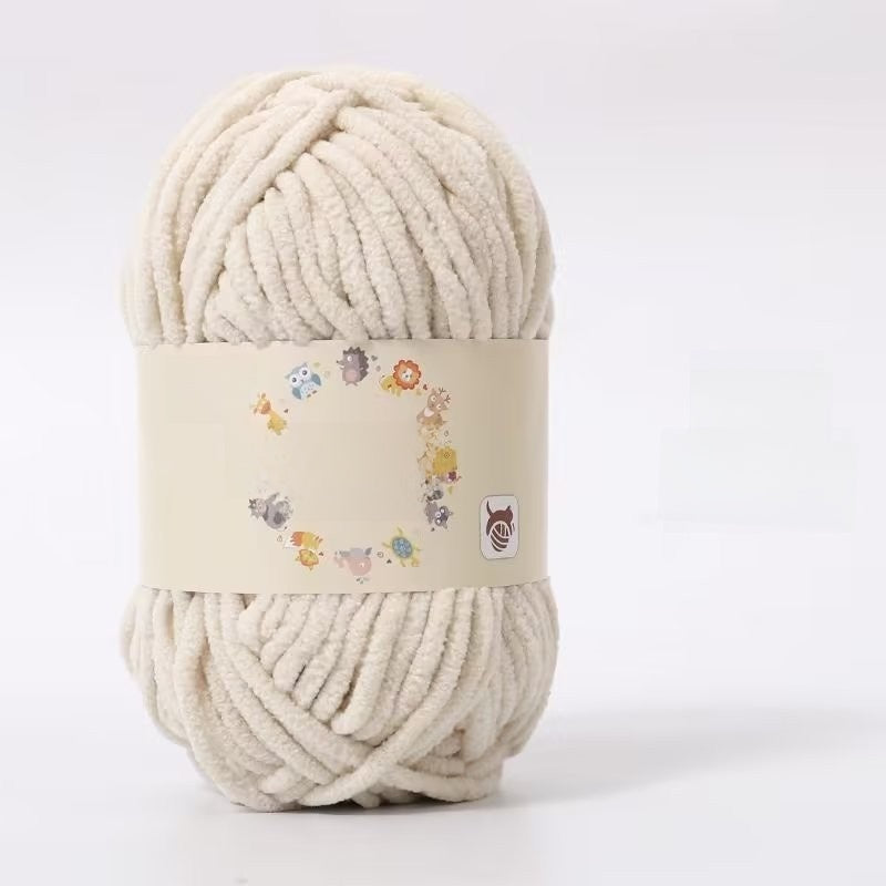 Soft Velvet Hand Knitting Yarn for DIY Crafts
