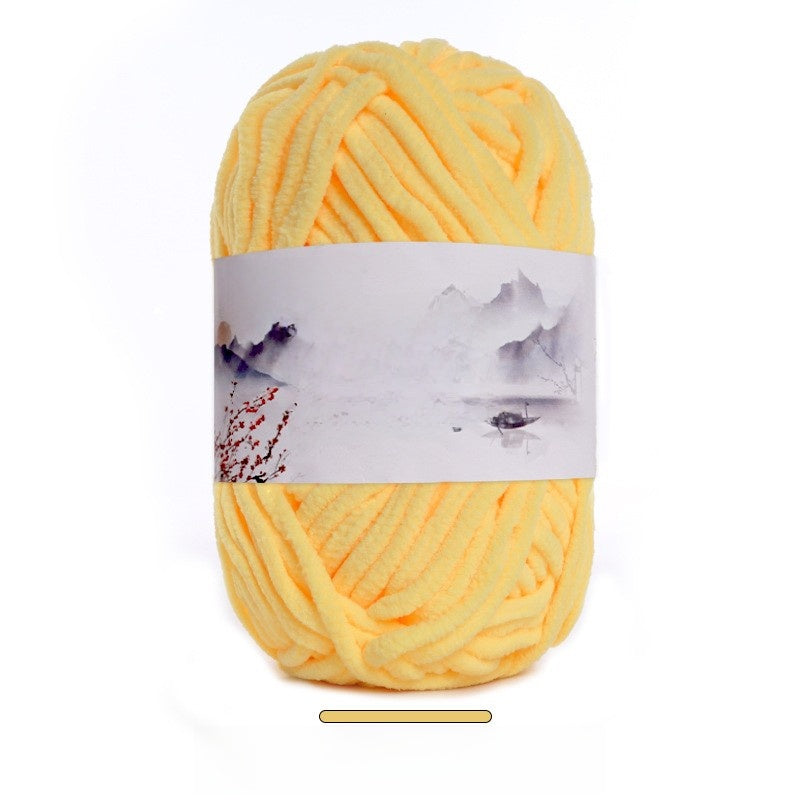 Soft Velvet Hand Knitting Yarn for DIY Crafts
