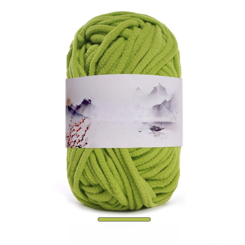 Soft Velvet Hand Knitting Yarn for DIY Crafts
