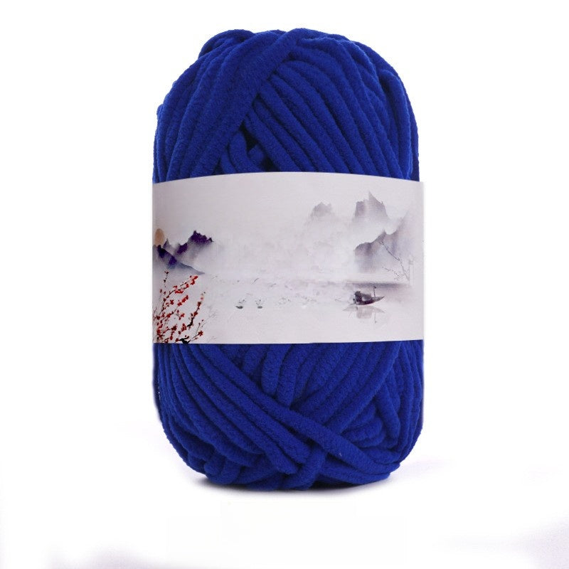 Soft Velvet Hand Knitting Yarn for DIY Crafts