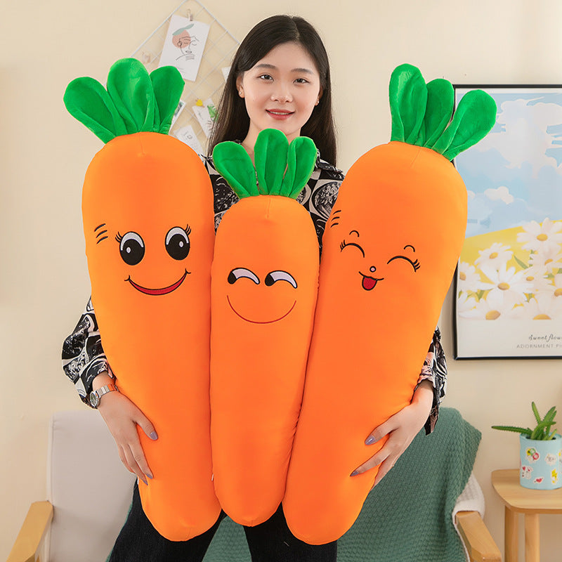 Soft Washable Long Carrot Plush Pillow Doll