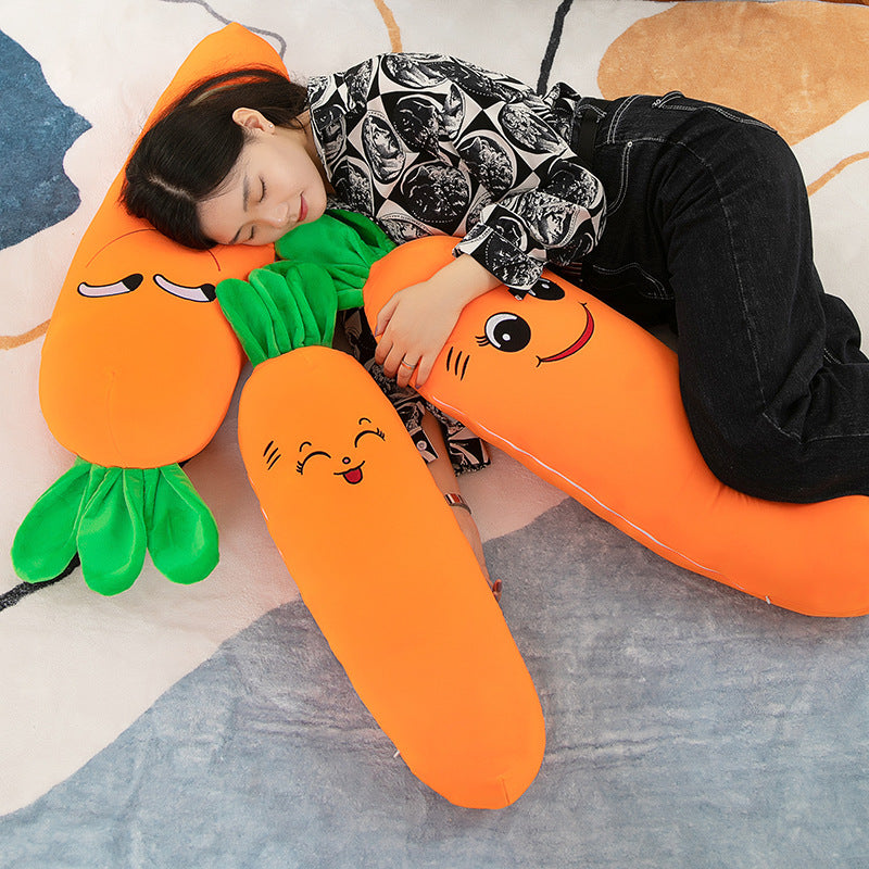 Soft Washable Long Carrot Plush Pillow Doll