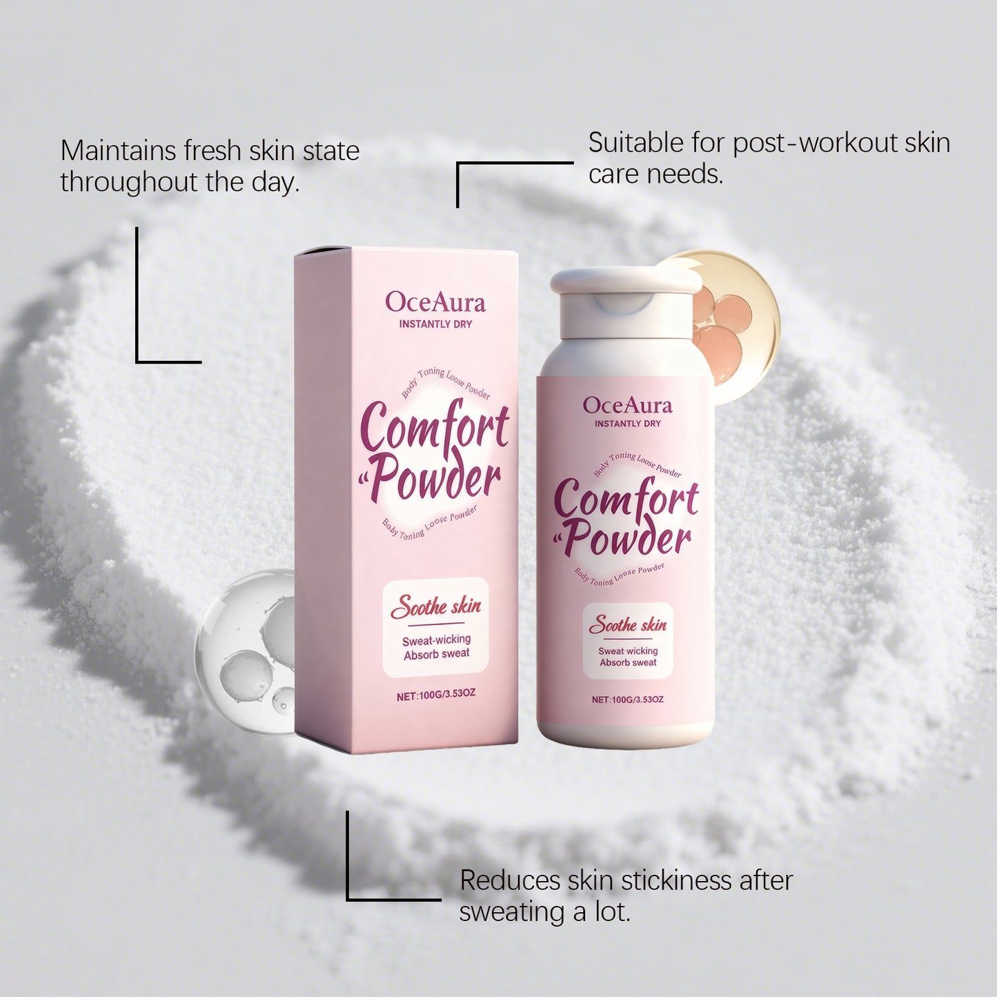 Softening Body Powder