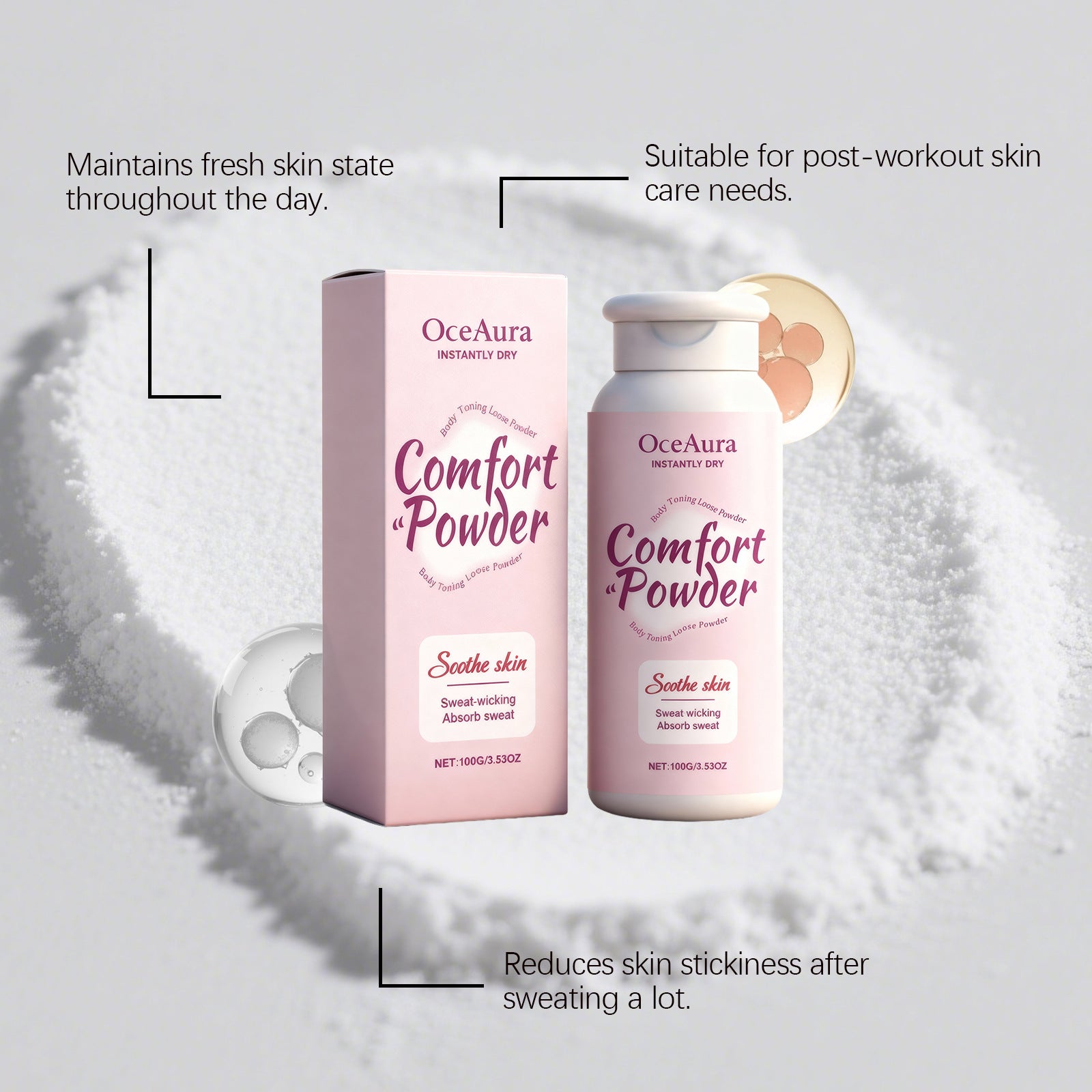 Softening Body Powder