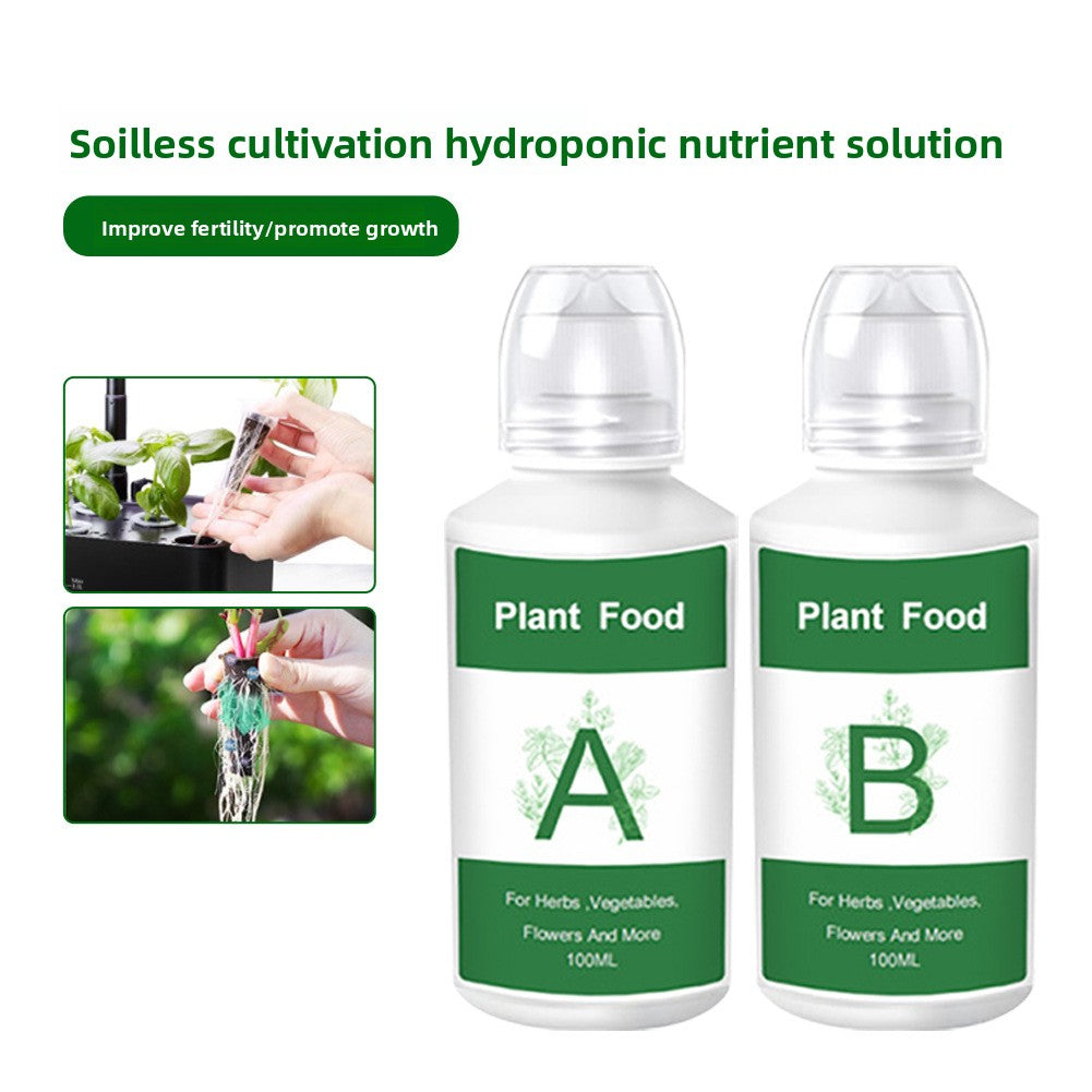 Soilless hydroponic nutrient solution