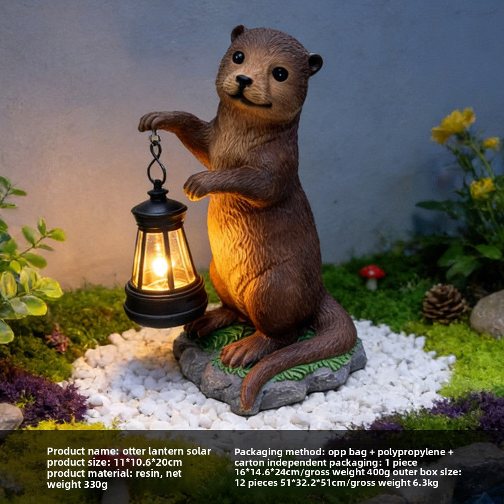 Solar Animal Lantern Outdoor Decor