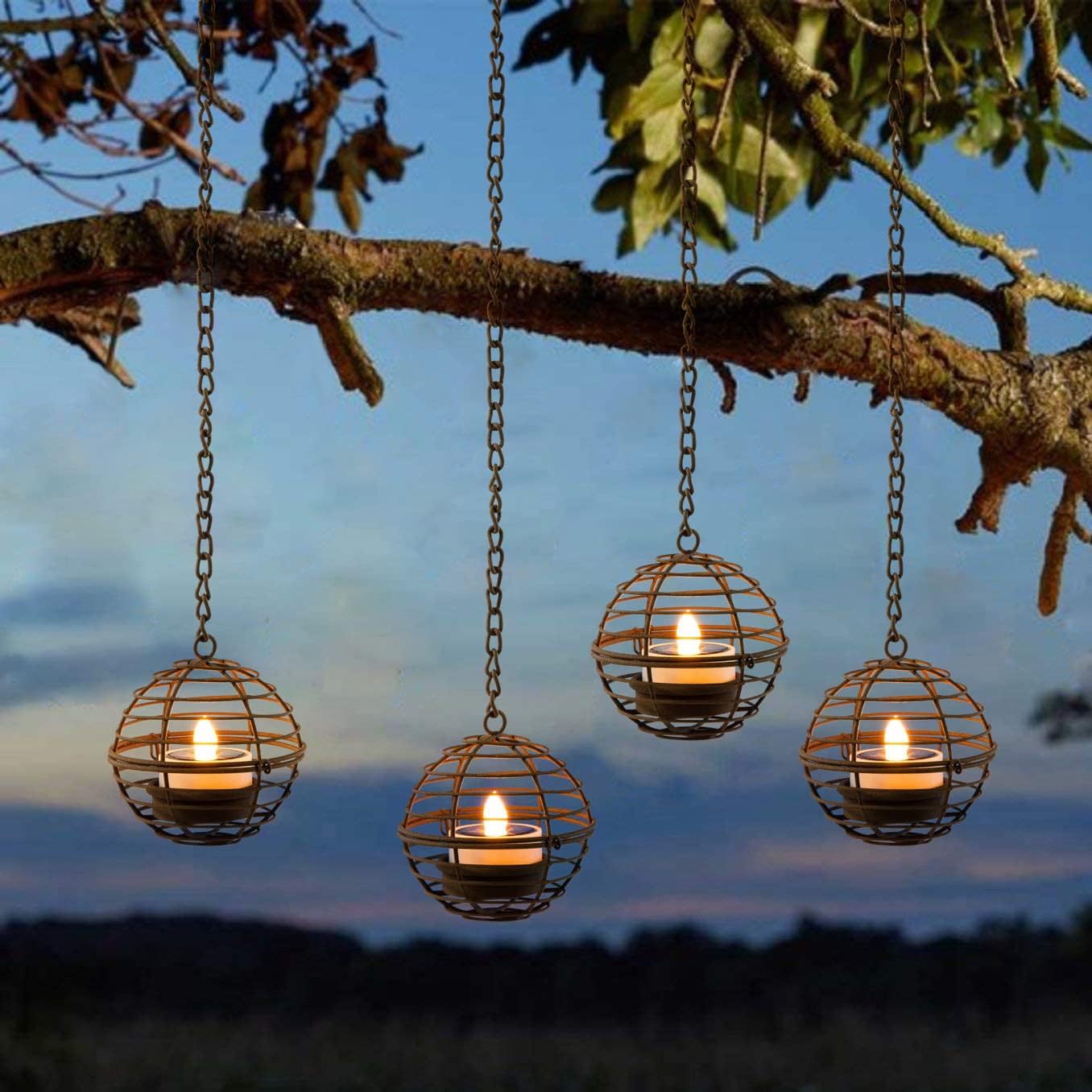 Solar Ball Candle Lantern Outdoor Decorative Light