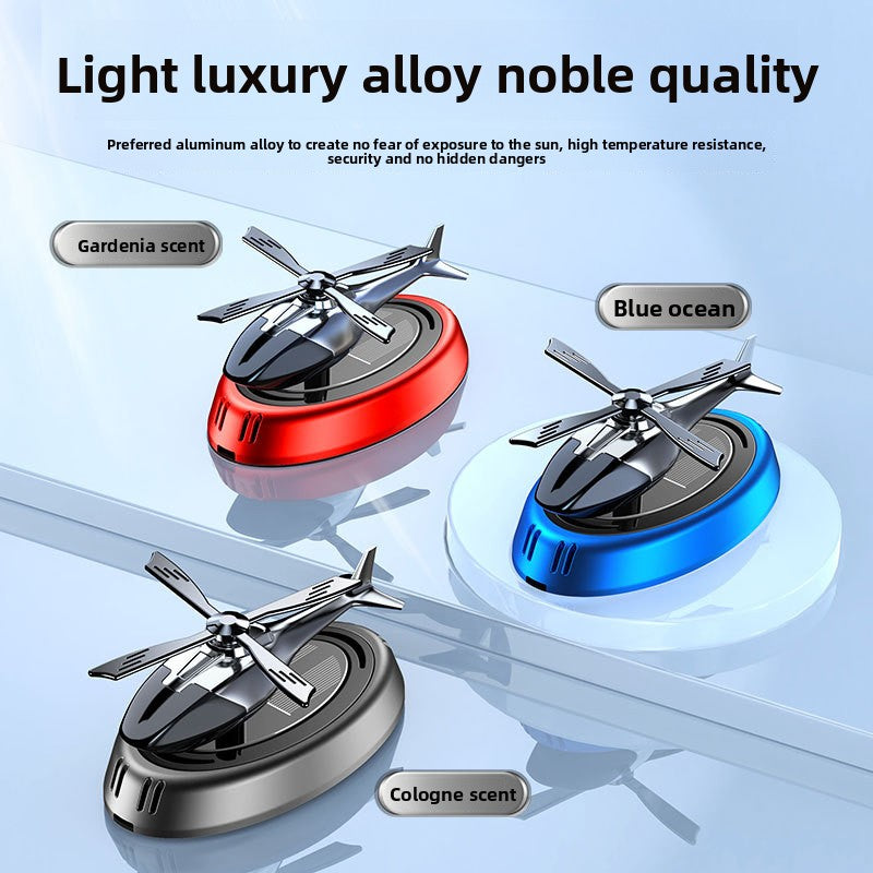 Solar Car Aromatherapy with Refillable Fragrance