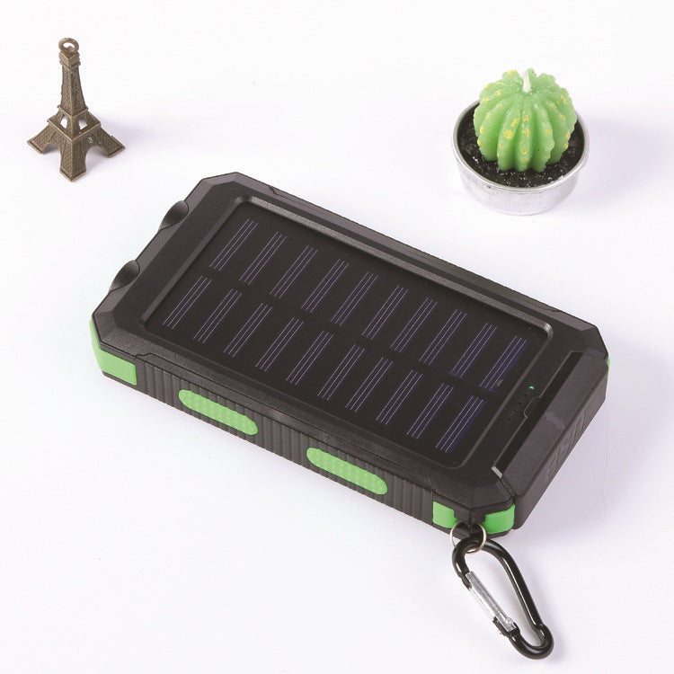 Solar Charging Power Bank with Camping Light