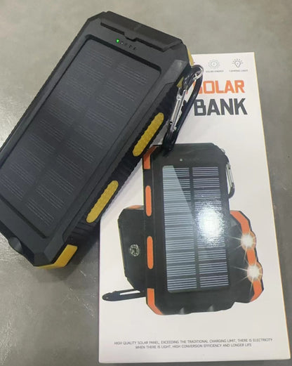 Solar Charging Power Bank with Camping Light