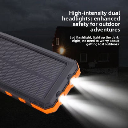 Solar charging treasure