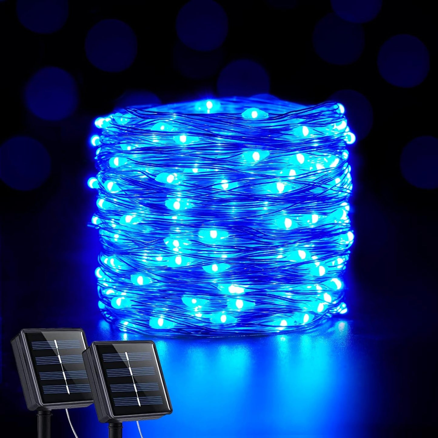 Solar Copper Wire Fairy Lights with Remote Control